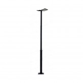 Holder for 1 or 2 spotlights for public lighting column