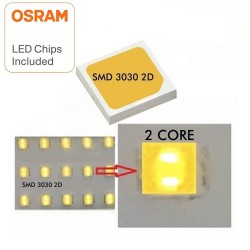 Comprar campânula  LED industrial PRO Chip 200W preto OSRAM SMD 3030 -2D