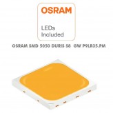 Encastrável  LED 20W  OSRAM chip 18º UGR17 140lm/W