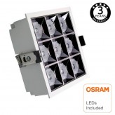  Empotrable LED 40W  OSRAM Chip PALACE 24º UGR17 140lm/W