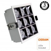 Einbauleuchte LED-Strahler  40W  OSRAM chip 18º UGR17 140lm/W