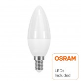 Ampoule LED Bougie 6W E14 C37 180º - OSRAM Chip