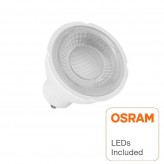 Dichroitische 6W LED SMD 38° GU10 - Osram Chip