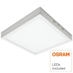 Plafón LED cuadrado superficie 30W 120º OSRAM Chip