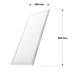 LED Panel 60X30 cm 44W White Frame - CCT