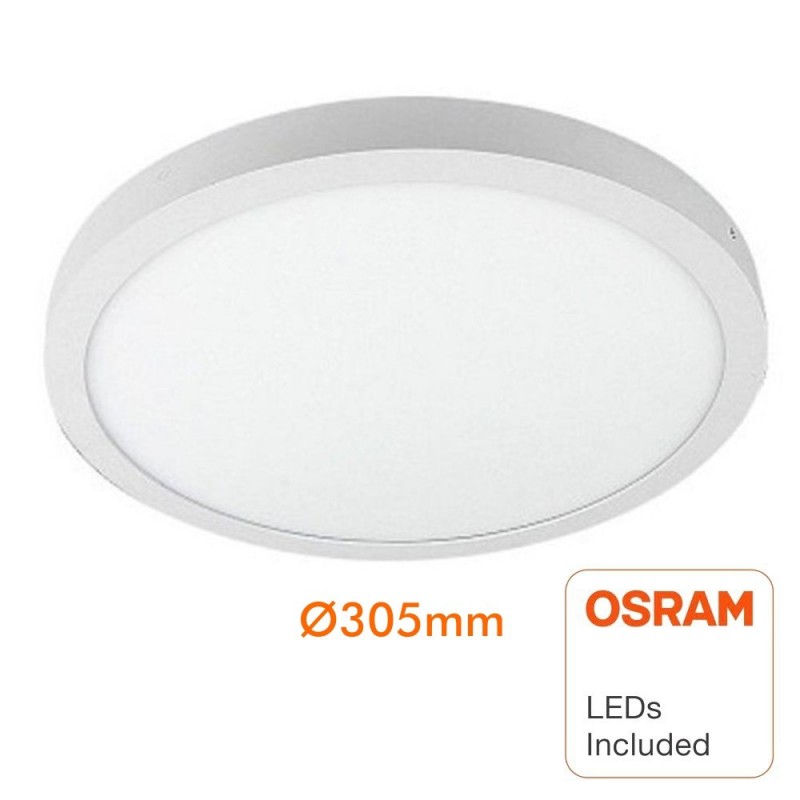 Plafón LED circular superficie 30W 120º OSRAM Chip