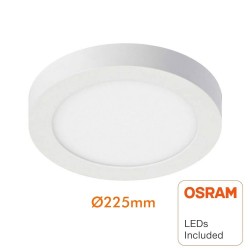 Superfície circular LED Plafon 20W 120º - OSRAM Chip