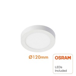 Circular LED ceiling light surface 8W 120º - OSRAM Chip