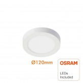 Circular LED ceiling light surface 8W 120º - OSRAM Chip