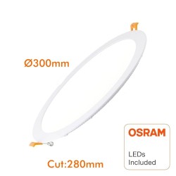 Painel Slim LED Circular 30W OSRAM Chip