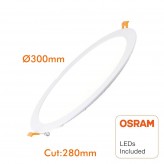 LED Einbauleuchte 30W kreisförmig OSRAM Chip