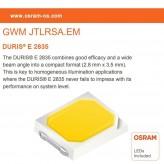 Dichroitische 6W LED SMD 120 ° GU10 - Osram Chip