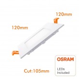 OSRAM Quadratische LED Slim Plate 8W