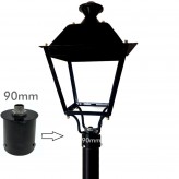 Soporte de acoplamiento para columna farola LED - 90mm