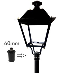 Soporte de acoplamiento para columna farola LED - 60mm