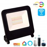 30W LED Floodlight - SMART Wifi RGB+CCT - Dimmable