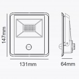 30W LED Floodlight chip OSRAM Chip AVANCE with Motion Sensor PIR