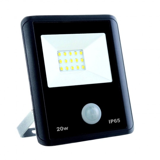 20W LED Floodlight with Motion Sensor PIR