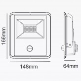 30W LED Floodlight  with Motion Sensor PIR