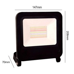 30W LED Floodlight - SMART Wifi RGB+CCT - Dimmable