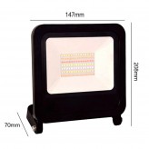 Foco Projector LED de 30W - SMART Wifi RGB+CCT - Regulável