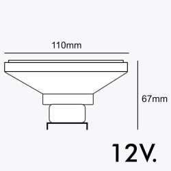 LED Lamp AR111 14W 45º Gx53