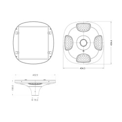 Farol Solar LED 100W SUNWAY ILU10