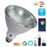 Ampoule PAR 12W SMART Wifi RGB+CCT LED - Dimmable - E27