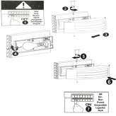 Aplique para LED E27 GOTHENBURG INOX  Exterior IP44