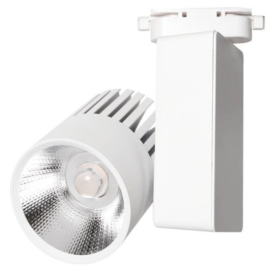 Foco LED 40W UPPSALA  Branco BRIDGELUX Chip Calha Monofásico CRI +90