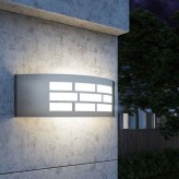 Aplique para LED E27 GOTHENBURG INOX  Exterior IP44