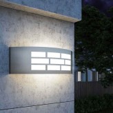 LED GOTHENBURG INOX Wall Light by E27 Outdoor IP44
