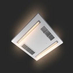 60x60 LED panel with air filter system - Philips UV-C Germicidal lamp