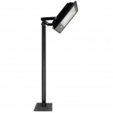 Support de projecteur Noir extensible LED   50cm á 100cm