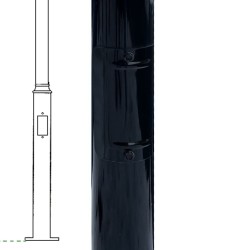 Column Reka 3 meters  for public lighting