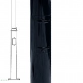 Colonne Reka 3 mètres - Terminaison tube 60mm
