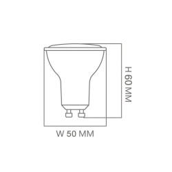 Dicroica LED 6W 38° GU10 - OSRAM Chip