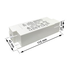 Driver for LED luminaires 25W 750mA