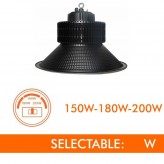 Cloche LED 150W-180W-200W CCT PRO BLACK OSRAM CHIP DURIS E 2835