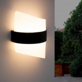 LED Wall Light GOTHENBURG GRAY E27 Outdoor IP44