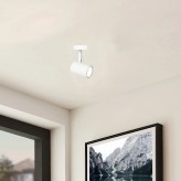 White ceiling lamp for 1x GU10