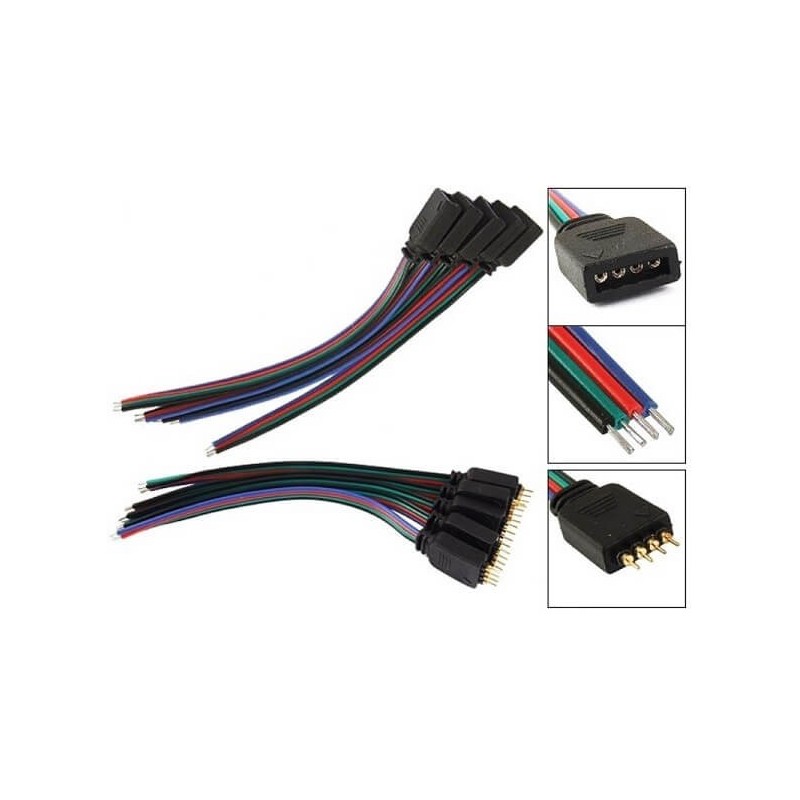 RGB LED strip connector 2489