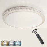 Plafón LED 36W - Dimable - CCT + Mando Control