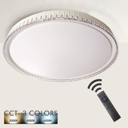 Plafón LED 36W VANTAA - Dimable - CCT + Mando Control