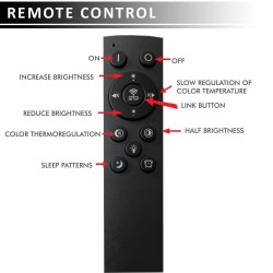 36W LED Ceiling Light TAMPERE - Dimmable - CCT + Remote Control