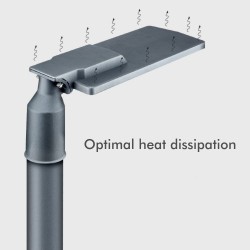 100W LED Streetlight  HALLEY BRIDGELUX Chip 140lm/W