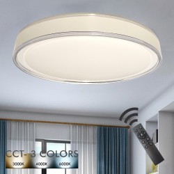 36W LED Ceiling Light TAMPERE - Dimmable - CCT + Remote Control