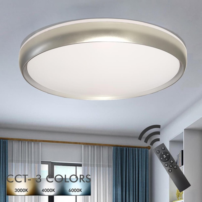 Plafón LED 36W LAHTI - Dimable - CCT + Mando Control