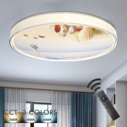 Plafond LED 36W OULU - Regulável -CCT + Mando Control