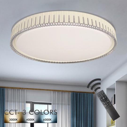 Plafond LED 36W VANTAA - Regulável -CCT + Mando Control